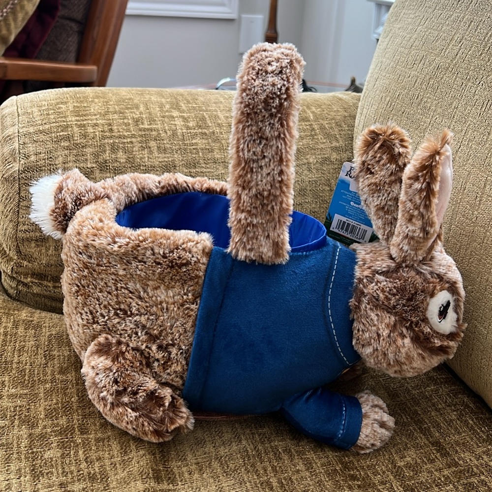 NWT Peter Rabbit Plush Easter Basket - Picture 2 of 7
